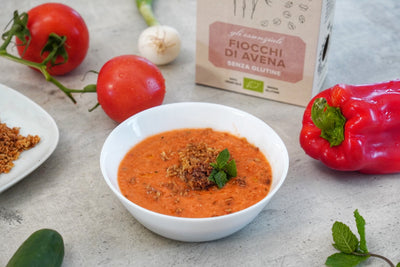 GAZPACHO ANDALUSO CON CRUMBLE