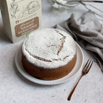 TORTA DI GRANO SARACENO E PRUGNE