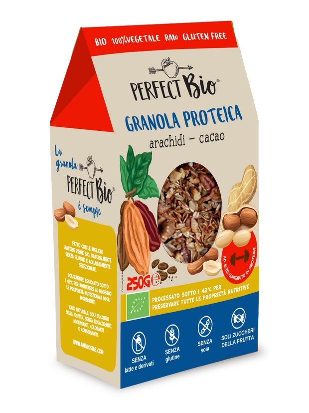 Granola Protéiné Cacahuètes Cacao